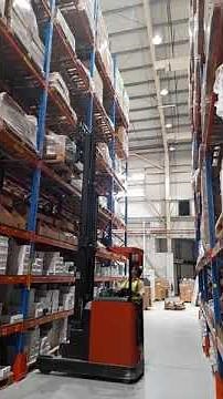 Stacking at High Level Reach truck