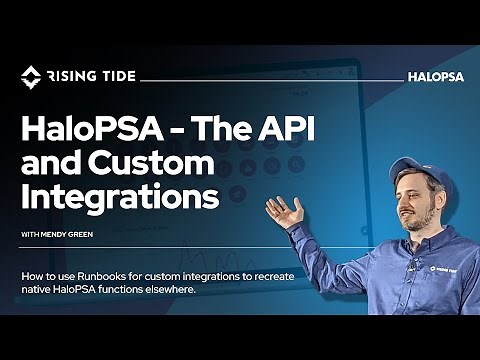 HaloPSA - The API and Custom Integrations
