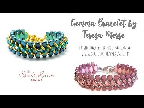 Gemma Bracelet with Les Perles Par Puca - Beading Tutorial