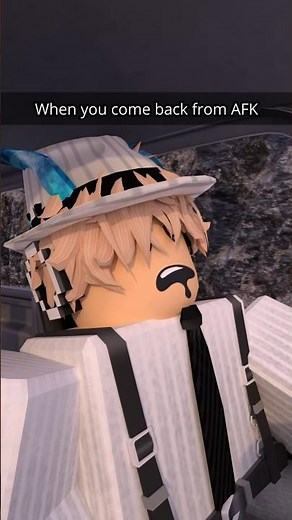 When You Come Back From AFK #short #shorts #roblox #memes