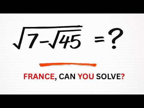 Only 1% Can Solve This France Olympiad Math Problem 🤯