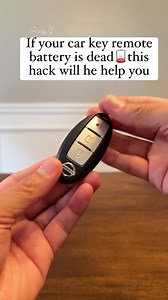 🚘 If your car key remote battery is dead, this hack will help you 🪫 #cars #carhacks #cartips #driving #drivingtips #automobile | Rolly Garcia