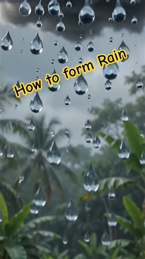 How to Form Rain: The Secret Weather Process #rain #science #shorts #animation