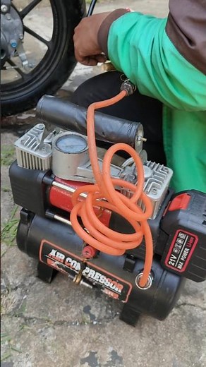 21V Cordless Portable Air Compressor, So Practical