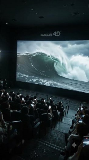 The Ultimate 4D Cinema Experience! 🌊🍿