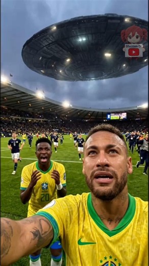 Los aliens se aparecen en el Brasil vs Escocia