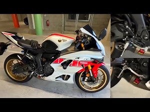 2022 WGP YAMAHA YZF R7 AKRAPOVIČ Exhaust Sound Comparison | Baffle In vs Baffle Out