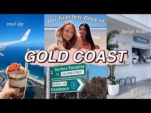Our First Few Days Exploring The GOLD COAST, AUSTRALIA! Travel Day, Surfers Paradise & Coastal Walks