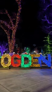 The lights are on, and the holidays are here! See you at Ogden’s Christmas Village for festive cheer all season long! #VisitOgden #SincerelyOgden #OgdenUtah #Ogden #HolidayLights #ChristmasVillage | Visit Ogden