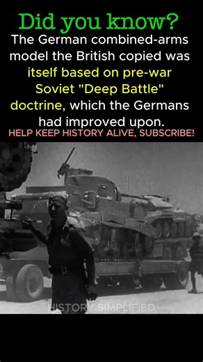 British Copied German Tactics After Their Own Failed Repeatedly || WW2 #shorts #ww2 #history