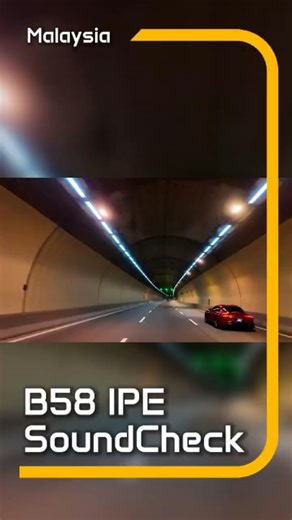 B58 IPE Exhaust Screaming in Tunnel #bmw #carculture