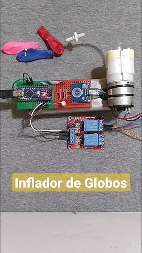 Proyecto Inflador de Globos con Arduino y Sensor Touch #arduino #electronics #tutorial #ttp223