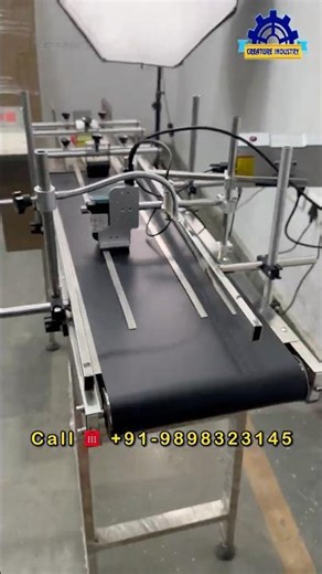 Stacker Printer With Conveyor | High-Speed Pouch Printing Machine For Mrp, Expiry, Mfd And Price
