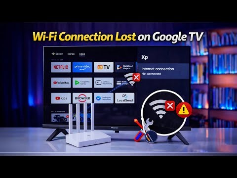 Fix WiFi Connection Lost Problem on Google TV | Google TV Not Connecting