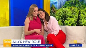 Ally Langdon gets emotion about her new A Current Affair role (TODAY)