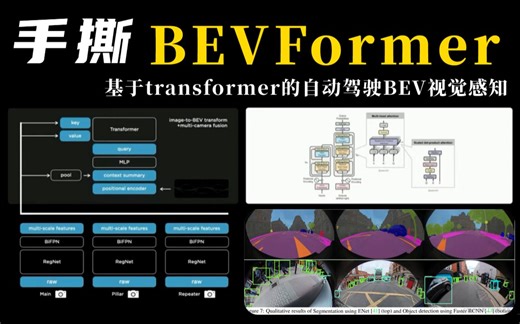【全网首发】4小时居然跟着博士搞定BEVFormerBEV特征空间算法模型 视觉地理定位！基于Transformer的自动驾驶BEV纯视觉物体检测方案！