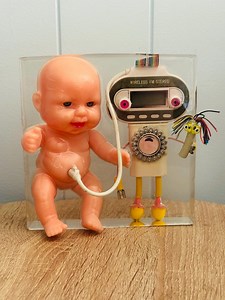 Cryobot Nanny Bot, Recycled Junk Robot - Etsy UK