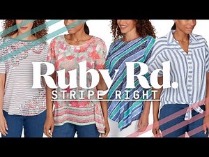 Stripe Right Collection from RUBY RD. in Missy, Petite, and Plus Sizes! #fashionforwomenover50