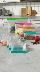 We’re LOVING these reusable food storage bags from Ecolution Cookware😍 https://qvc.co/ecolutionQfb These reusable food storage bags are perfect for storing & organizing food in your fridge or pantry👏🤩 Add this 10 piece set to your kitchen at a sweet price today!✨ > https://qvc.co/ecolutionQfb | QVC