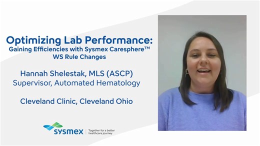 #sysmex #laboratory #webinar #clevelandclinic #labautomation | Megan Berry