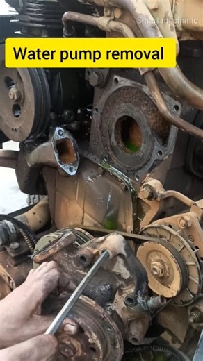 20K views · 60 reactions | Mercedes-Benz Engine Water pump removal | Smart&mechanic | Facebook