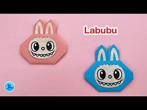 How to make a labubu out of paper - easy labubu craft