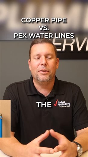 Total Plumbing Service Inc on Instagram: "Copper vs. PEX: which is better for your home? Learn why one can handle freezing temps and the other can’t 🤔⁠ ⁠ 👉🏼 Visit our website at totalplumbing.net or call us at (972) 681-4434 to schedule your Total Pluming Service today! 🗓️⁠ ⁠ #plumbing #plumbers #plumbinglife #plumbingproblems #plumbingservices #plumbingwork #plumbingrepair #plumbingsolutions #plumbingservice #plumbing101"