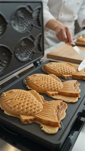 Taiyaki 🇯🇵 | Japan's Famous Fish-Shaped Sweet | Tiny Treats Bakery