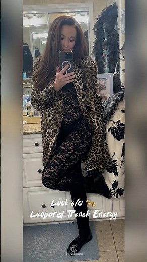 Leopard Trench + Catsuit = Instant Confidence 🐆🔥 | Look 6/12