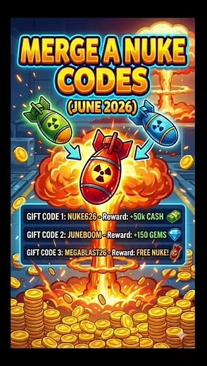 🔥 NEW MERGE A NUKE CODES! (June 2026) 🚀 #roblox #shorts