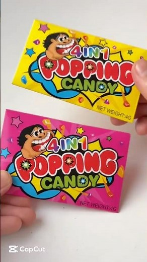 4-in-1 Popping Candy — Explosion of Flavors! #candy