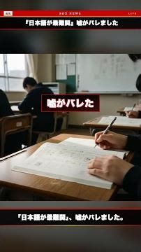 [Shocking] The claim that "Japanese is the most difficult language in the world" was actually a s...