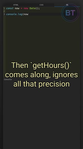 Want just the current hour from JavaScript? #code