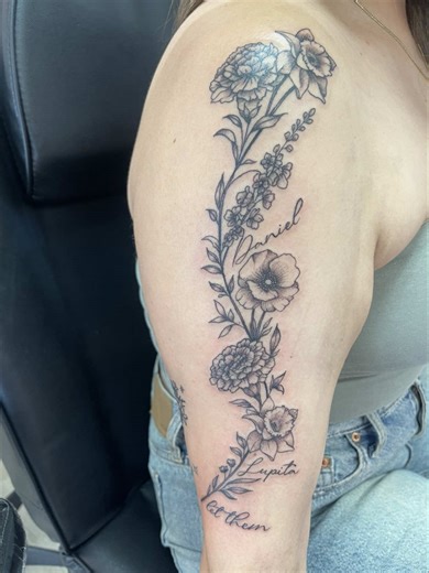 Floral Tattoo Art by Female Artists