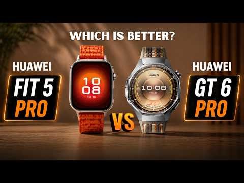 Huawei Watch GT 6 Pro vs Huawei Watch Fit 5 Pro
