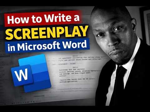 How to Write a Screenplay in Microsoft Word