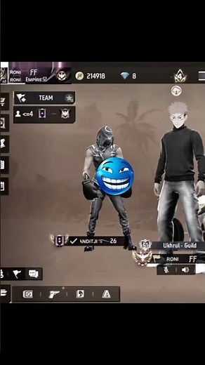 Meet My Squad 👽☠️ #freefire #ronix5ff #shorts