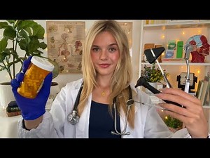 ASMR 1h Annual Doctor Check-Up Roleplay 💊🩺 (eyes, ears, scalp, sensory test, prescriptions, etc)