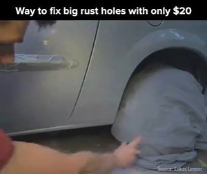 How To Temporary Fix Big Rust Holes On Car Without Welding Under $20 Facebook Facebook | Nature Fantasy