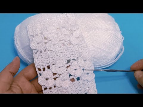 PERFECT! Floral embossed crochet pattern. crochet stitch