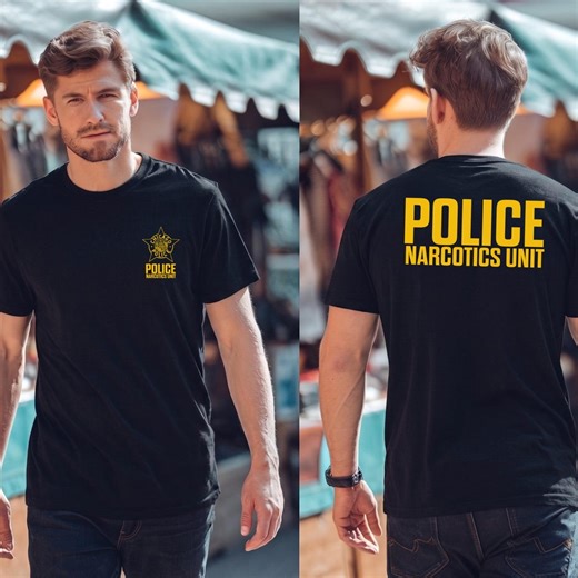 Police Narcotics Unit T-shirt | Chicago Police Officer Gift | Law Enforcement Apparel | First Responder Tee for Him - Etsy UK