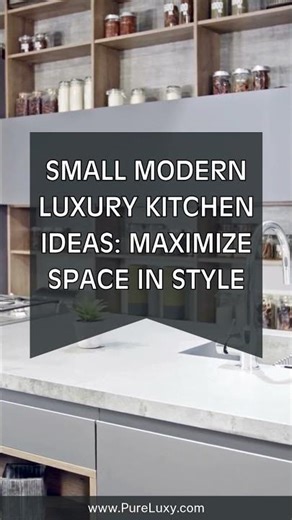 Small Modern Luxury Kitchen Ideas: Maximize Space in Style