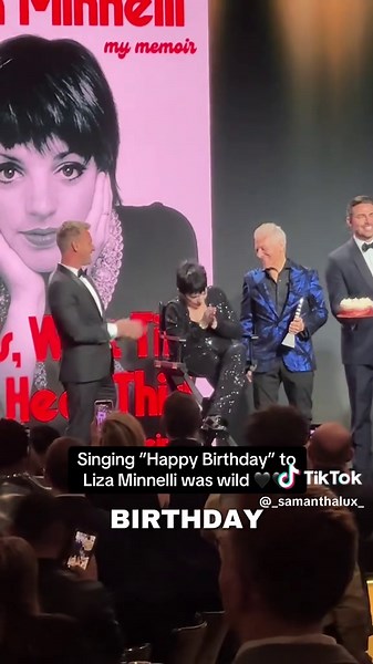 Surprising Liza Minnelli at the GLAAD Awards