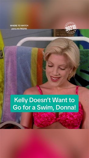 Kelly's Reluctance to Swim in Beverly Hills 90210