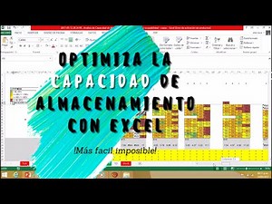 Optimización de la densidad de almacenamiento en un centro de distribución con EXCEL
