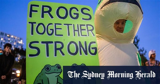 Amphibious assault: Progressive Portland’s protesting frogs take air out of Trump’s arguments