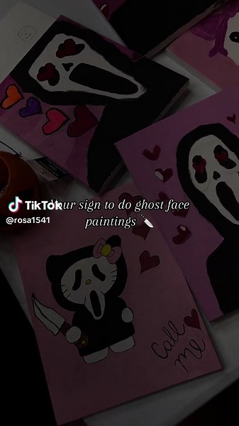 Ghost Face Paintings for Halloween Inspiration
