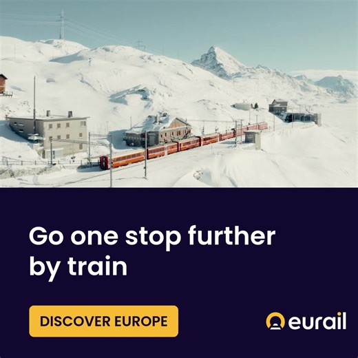 From winter wonderland to winter sun, unlock more of Europe with Eurail – 1 rail Pass to travel 33 countries by train. | Eurail