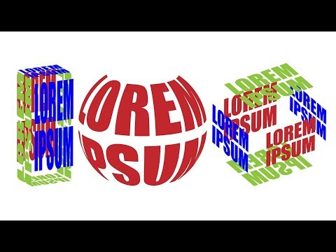 Warp Text to 3D Shapes in Adobe Illustrator | How to Warp Text Into Shapes in Illustrator