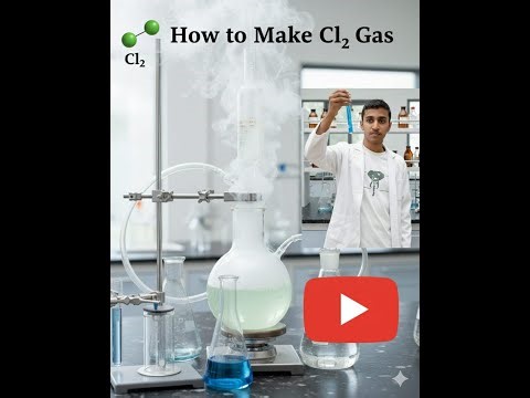 How to make Cl2 gas (in sinhala)